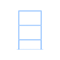 Furniture Nightstands Sift 2 Story Tower Contour Svg Vector, Free Vectors File